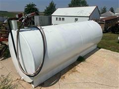 1000-Gallon Horizontal Fuel Tank 