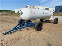 Trinity 1000-Gal Anhydrous Nurse Tank On Running Gear 