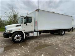 2014 Hino 338 26' S/A Box Truck W/Maxon Liftgate 