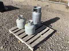 3 Propane Tanks 