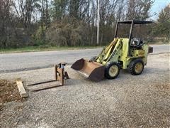 Swinger 100 4WD Articulated Wheel Loader W/Accessories 