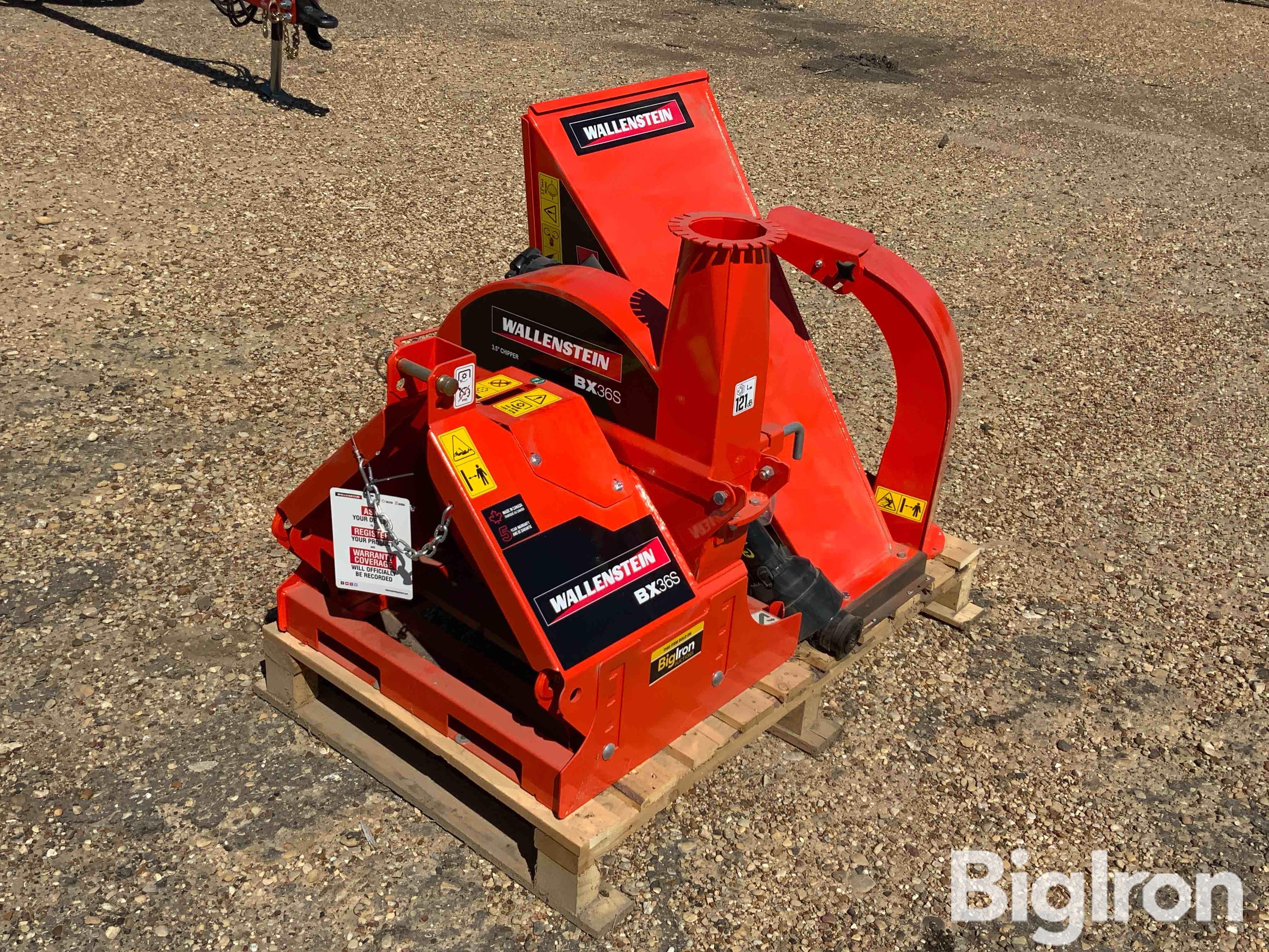 Wallenstein BX36S 3-pt Wood Chipper Attachment 