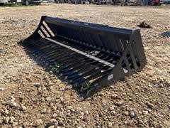 78” Rock Bucket Skid Steer Attachment 