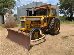 1969 Minneapolis-Moline G1000 2WD Tractor W/Push Blade 