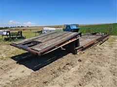 1982 Hyster T/A Lowboy Trailer W/Side Extensions 