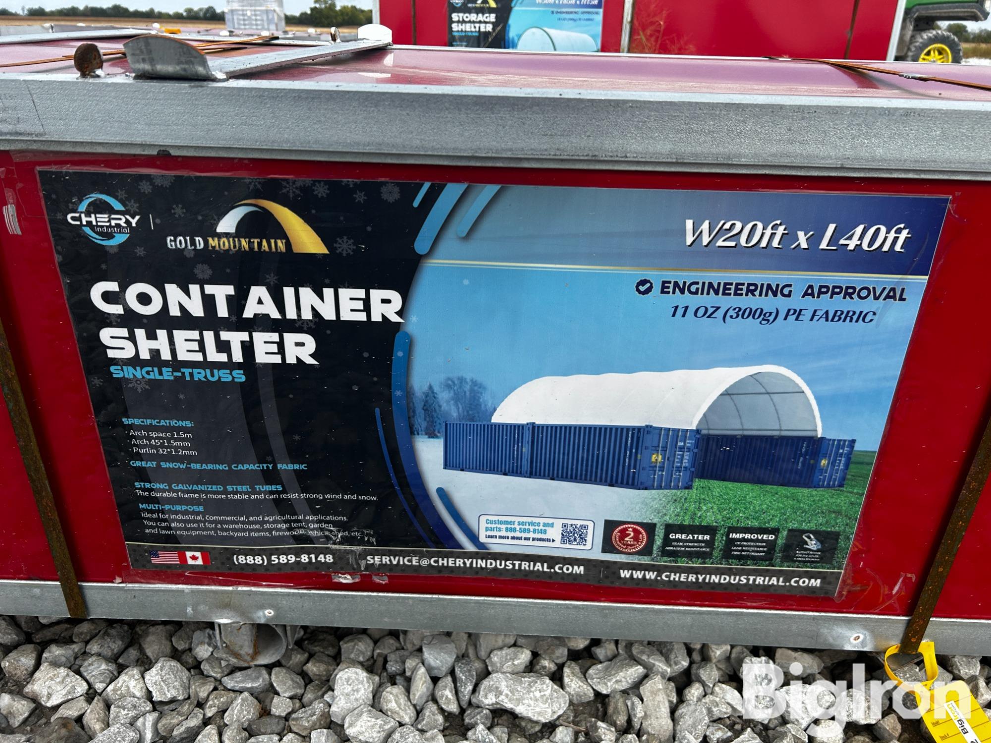 2024 Gold Mountain C2040 Container Shelter 