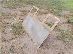 Kit Container Skid Steer Blank Plate 