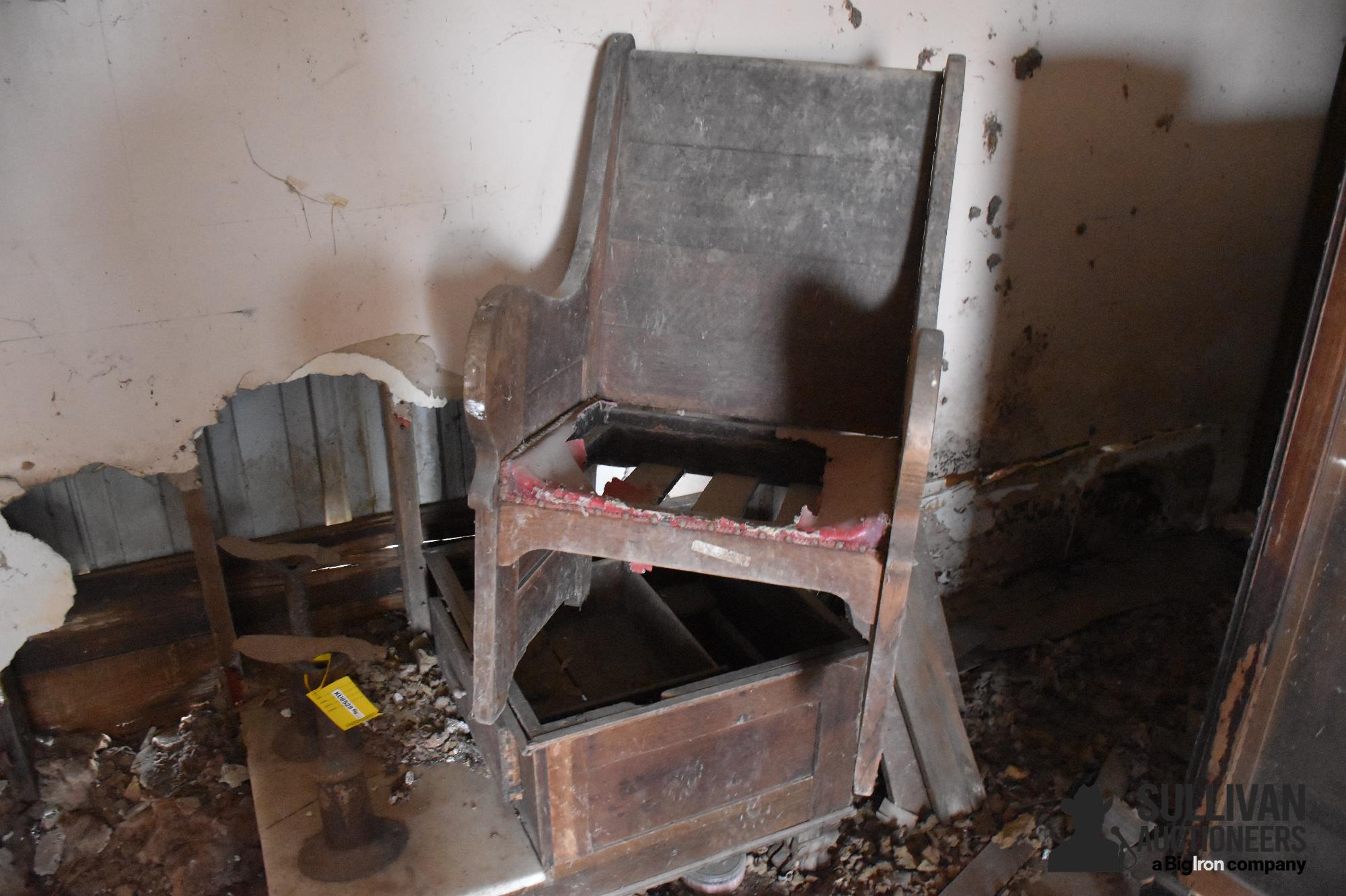 Antique Shoe Shine Stand 