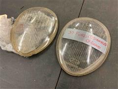 1937 Ford Light Head Lamp Lenses 