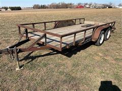 16’ T/A Flatbed Trailer 