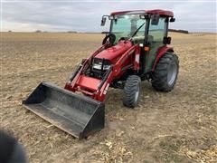 2014 Case IH Farmall 40B MFWD Utility Tractor W/L350A Loader 