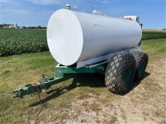 1000-Gallon T/A Fuel Tank Trailer & Pump 