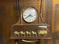 Budweiser Clydesdale Clock 