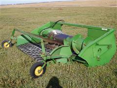 John Deere 12' Dummy Header W/4 Belt Pickup 