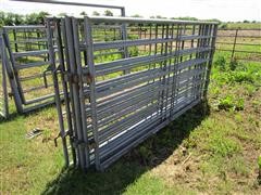 Stroberg 5'H X 10'L Metal Fence Panels 