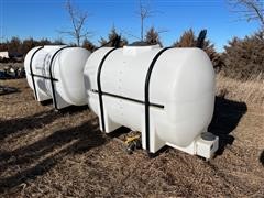 Lakestate 500 Gallon Poly Saddle Tanks 