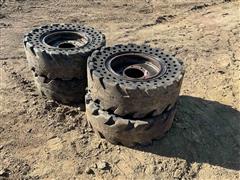 Solid Rubber Skid Steer Tires 