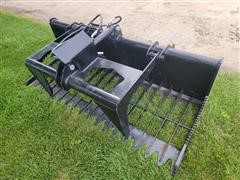 2022 Kit Containers Rock/Brush Grapple Skid Steer Attachment 