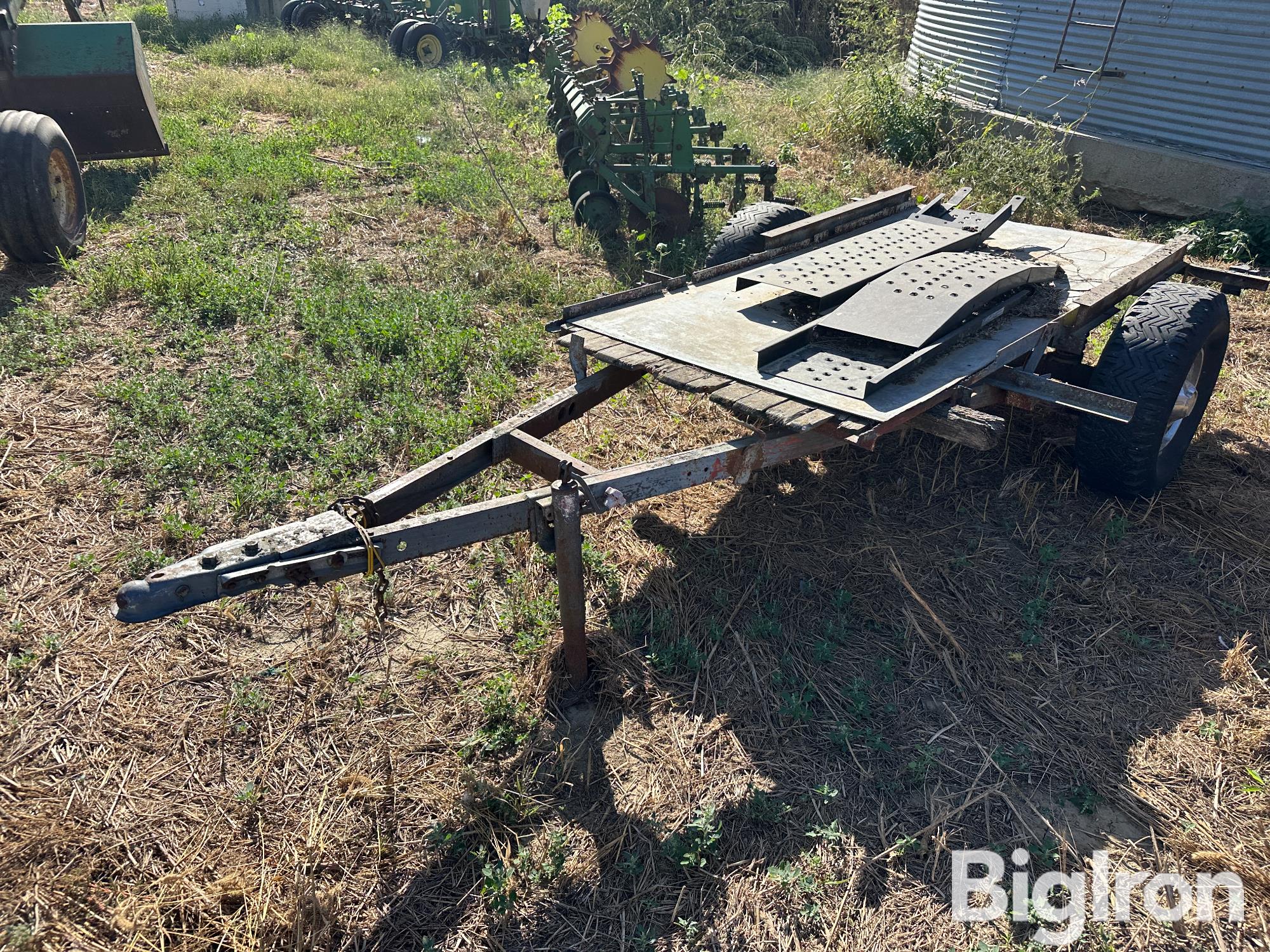 Shop Built S/A Lawn & Garden Flatbed Trailer 