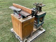 Montgomery Ward 6-1/8 Motorized Jointer W/cabinet Stand 
