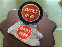 Dick's Beer 2-piece Advertisement 