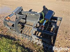 2024 Mid-State Rock/Brush Grapple Skid Steer Attachment 