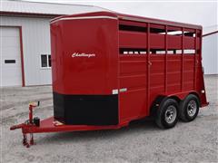 2008 Titan Challenger 12' T/A Livestock Trailer 