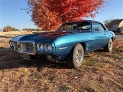 1969 Pontiac Firebird 2 Dr Muscle Car 