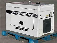 Multiquip WhisperWatt 7000 7KW Single Phase AC Generator 