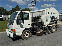 2000 Isuzu NPR HD Street Sweeper W/Tymco 210 