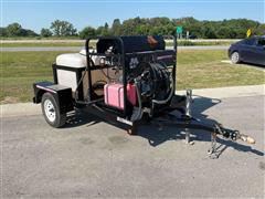 2018 MTM Pressure Washer On S/A Trailer 