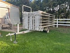 Livestock Panels W/Daniel's Panel Trailer 