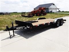 2018 Rice T/A BH Flatbed Trailer 