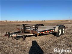 2008 H&H 16’ T/A Flatbed Trailer 