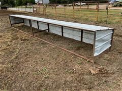 24’ X 3’ X 3’9” Calf Shelter 