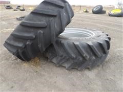 Michelin 650/65R38 Tires On Agco Rims 