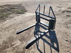 Pallet Forks Skid Steer Attachment 