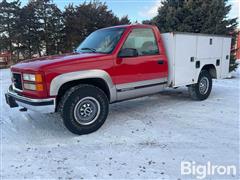 1998 GMC Sierra 2500 HD 4x4 Utility Truck 