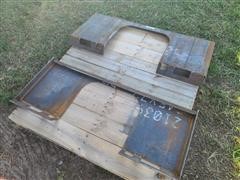 Skid Steer Universal Weld On Plates 