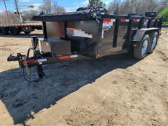 2023 American Builders Unlimited 08214BID270 T/A 14' Industrial Dump Trailer 