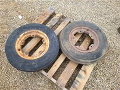 Oliver Tractor Front Rims W/6.00-16.00 Tires 