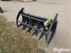 2024 Mid-State 67" Brush Grapple Skid Steer Attachment 