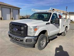 2015 Ford F250 XLT Super Duty 4x4 Service Truck 