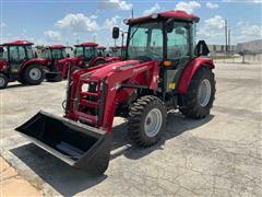 2023 Mahindra 2670 PST CAB Compact Utility Tractor W/Loader 