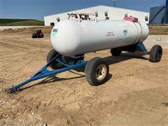 Trinity 1000-Gal Anhydrous Nurse Tank On Running Gear 