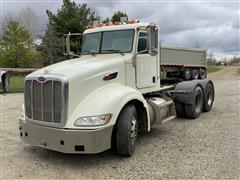 2008 Peterbilt 386 T/A Day Cab Truck Tractor 