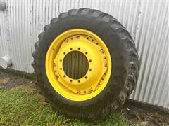 Firestone 16.9-34 Front Tractor Tires & Rims 
