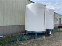 2500 Gallon Cone-Bottom Liquid Fertilizer Tanks & Trailer 