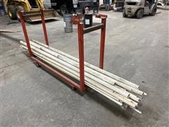 Steel Parts Cart & PVC Pipe 