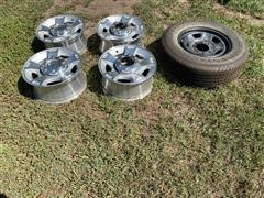 Ford Aluminum Rims & Spare Tire & Rim 